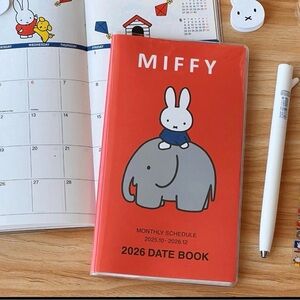 Miffy Red 2026 Date Book